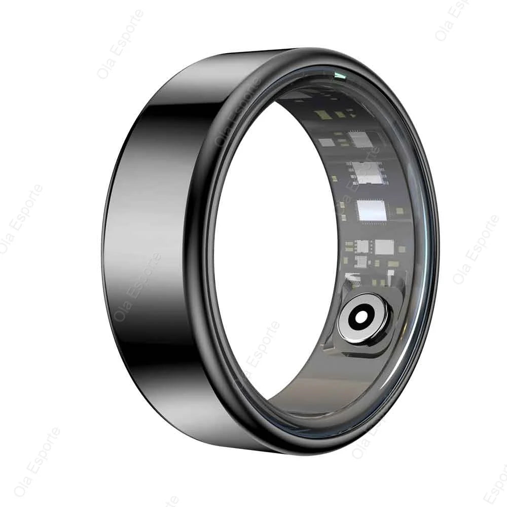 Heart Rate and Blood Oxygen Monitor Smartring IP68 & 5ATM Waterproof
