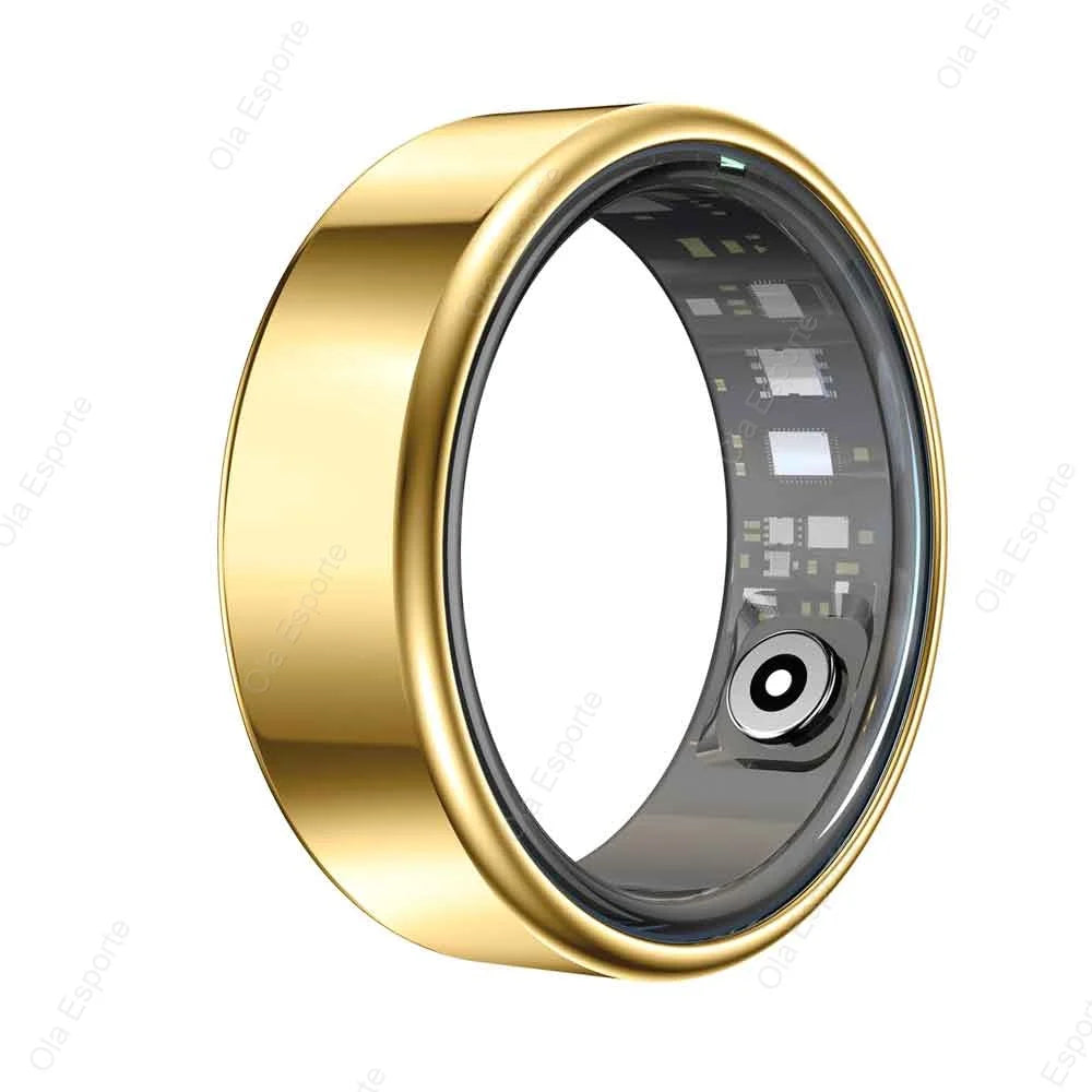 Heart Rate and Blood Oxygen Monitor Smartring IP68 & 5ATM Waterproof