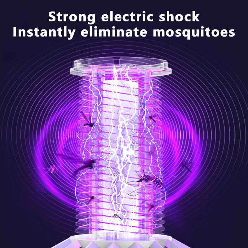 Two-In-One Portable Outdoor Electric Shock Mosquito Killer