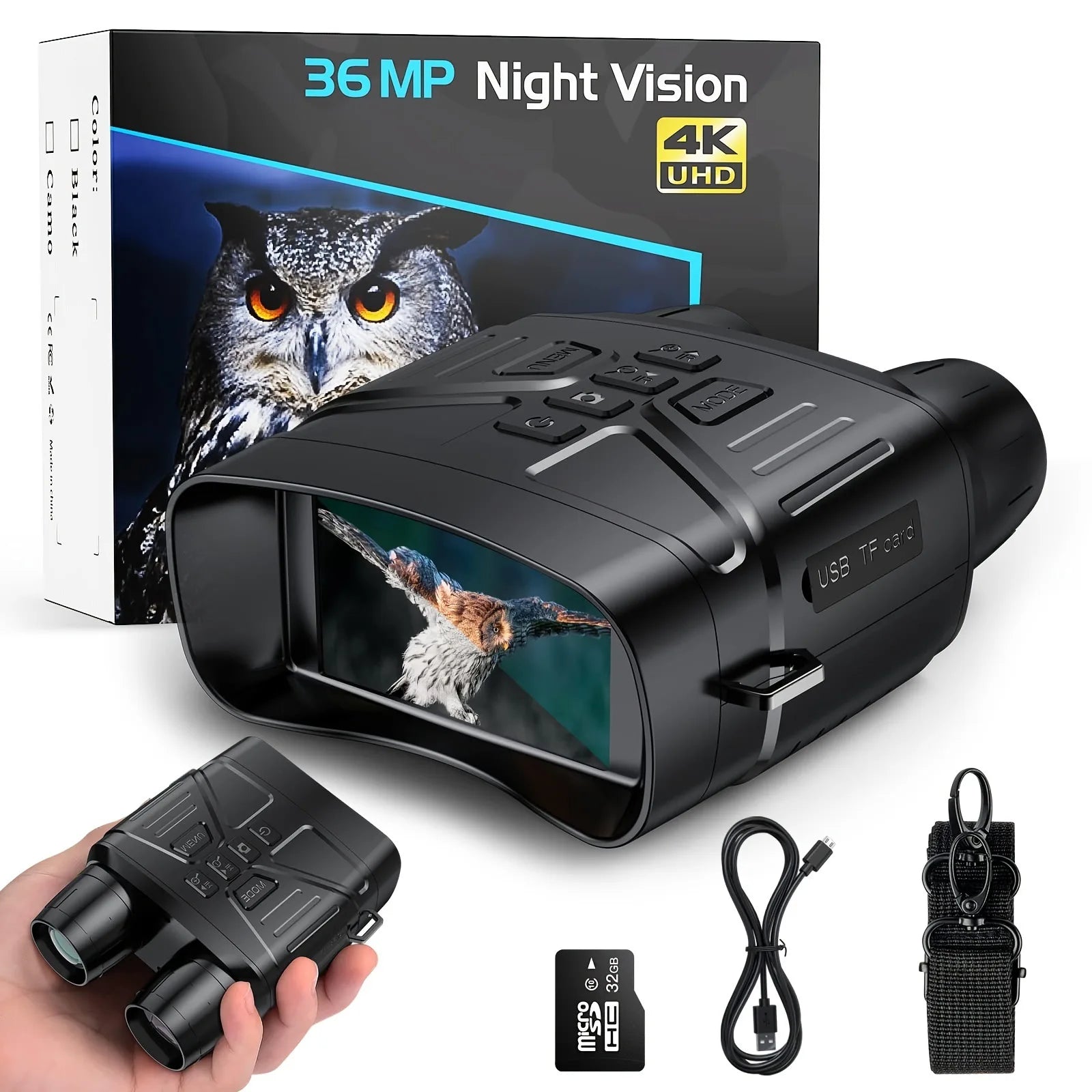 Pro 4K UHD Night Vision Binoculars