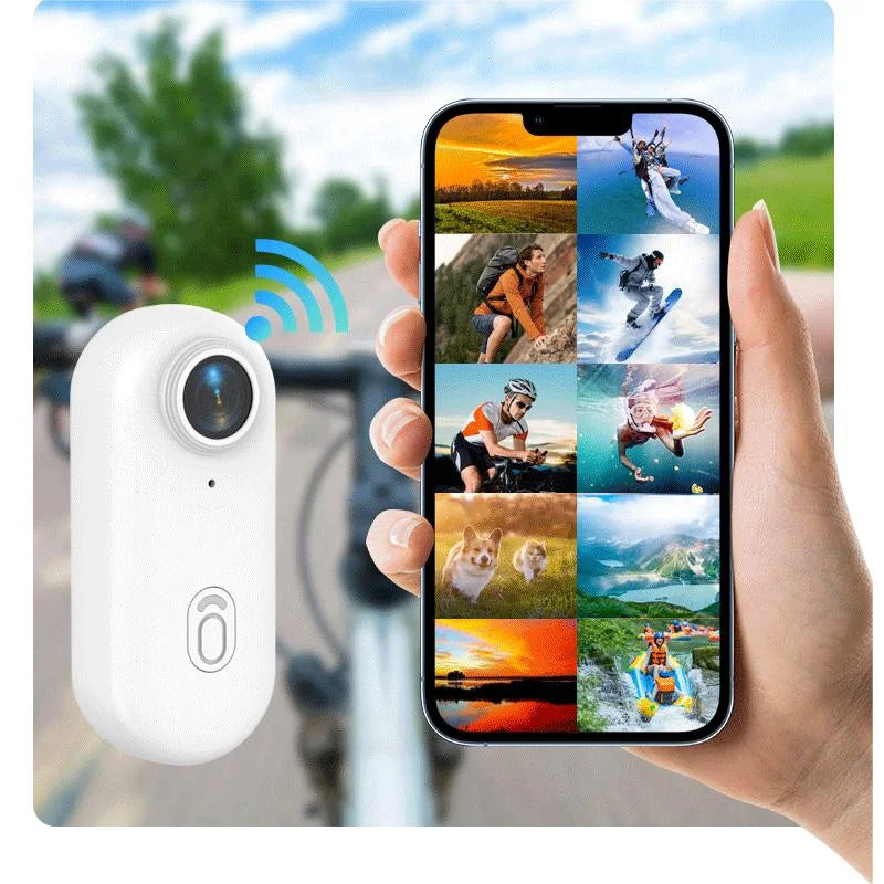 Pocket 4K Mini Camera  Magnetic Wearable Cam