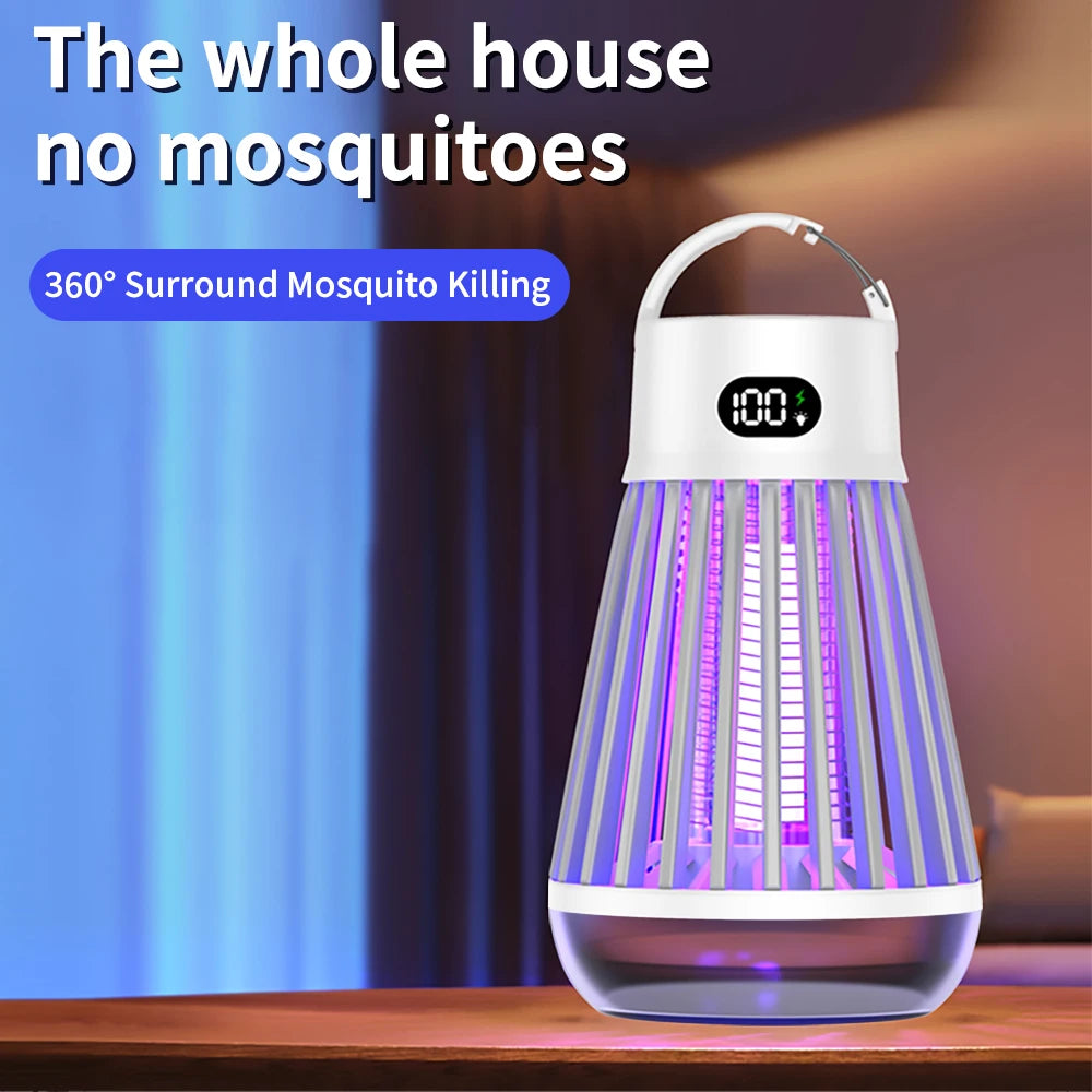 Two-In-One Portable Outdoor Electric Shock Mosquito Killer