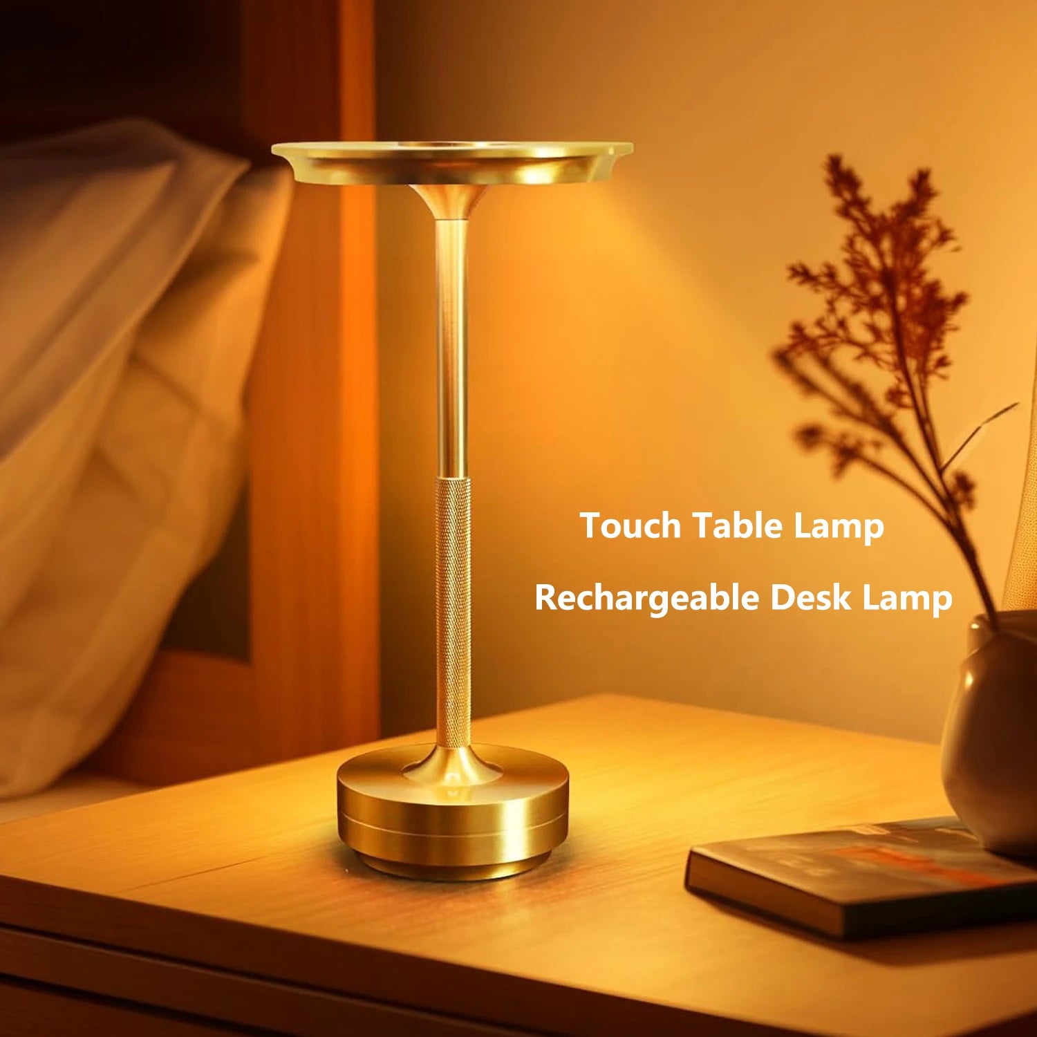 Wireless Touch LED Desk Lamp – Portable Ambient Charging Table Light