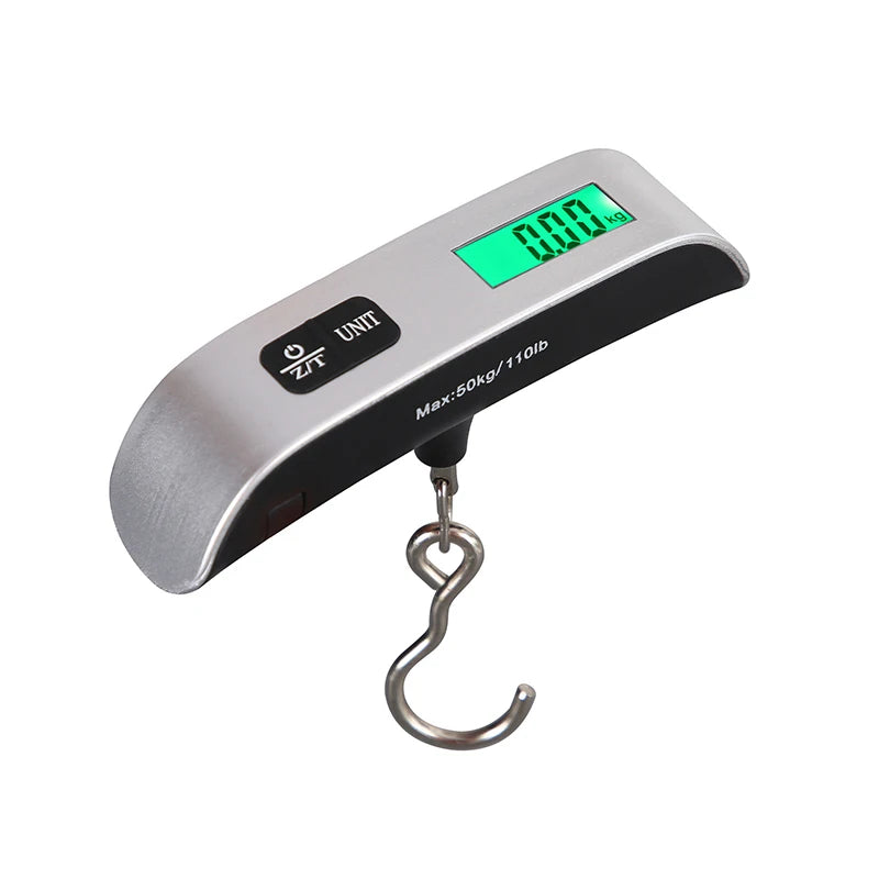 Portable Digital Luggage Scale – Up to 50 kg / 110 lb with LCD Display