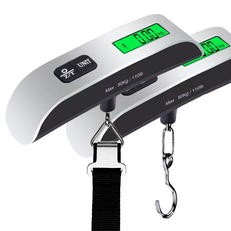 Portable Digital Luggage Scale – Up to 50 kg / 110 lb with LCD Display