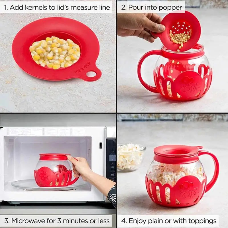 Popcorn Maker Microwave Snack Popcorn Air Poppers